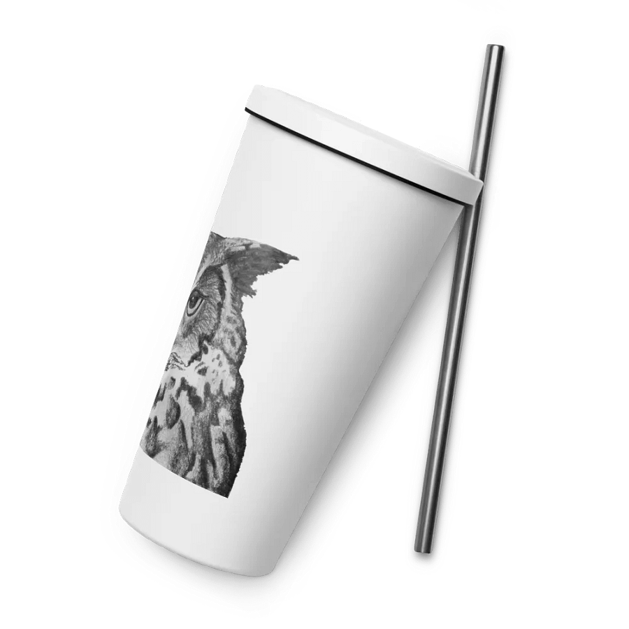 Owl Drawing Straw Cup product image (8)