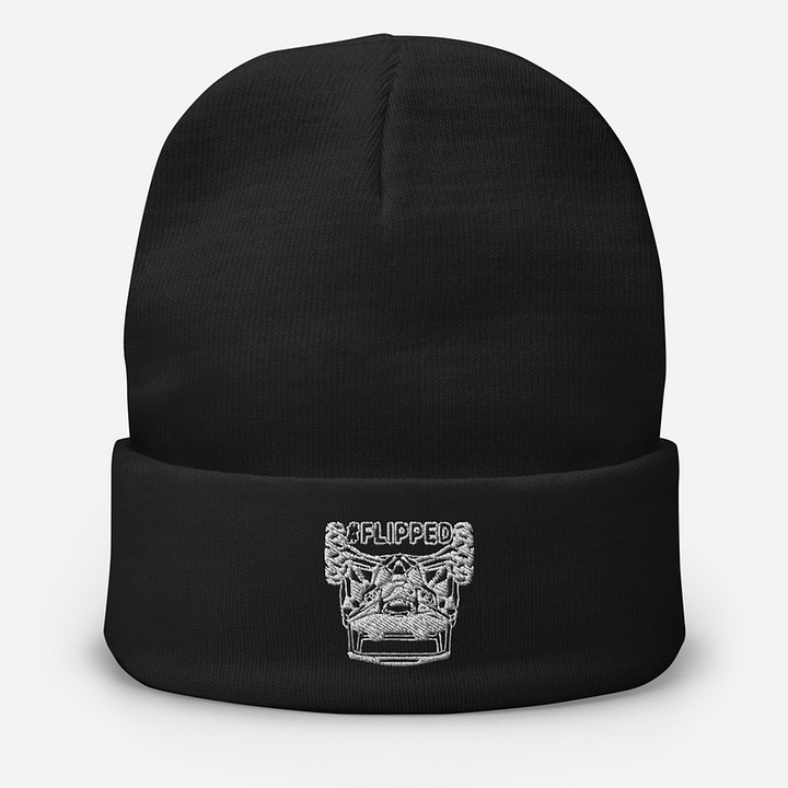#FLIPPED Embroidered Beanie product image (1)