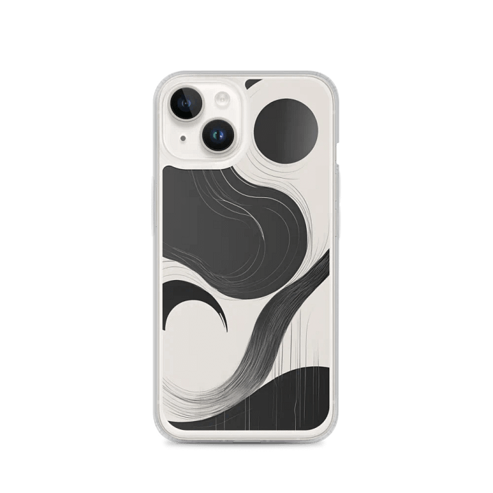 MagSafe® Clear Case for iPhone® – Lunar Abstraction product image (4)