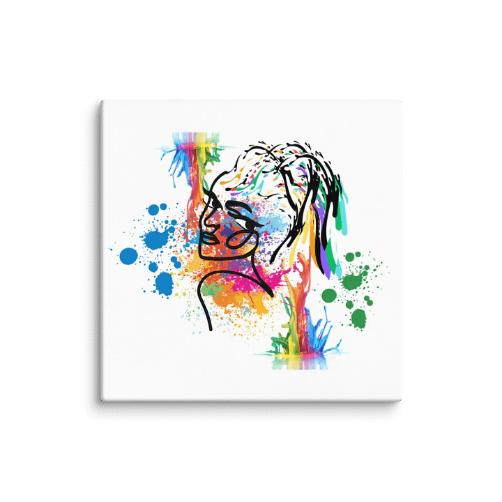 Vibrant Essence: Woman in Motion Canvas Collection product image (1)