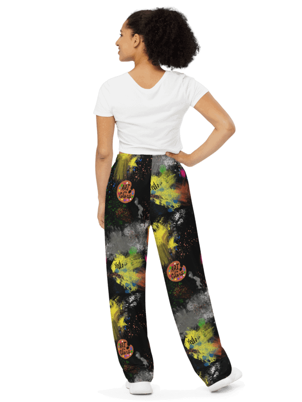 SplatterWear #1 Wide Unisex Pants/Splash Colors product image (4)