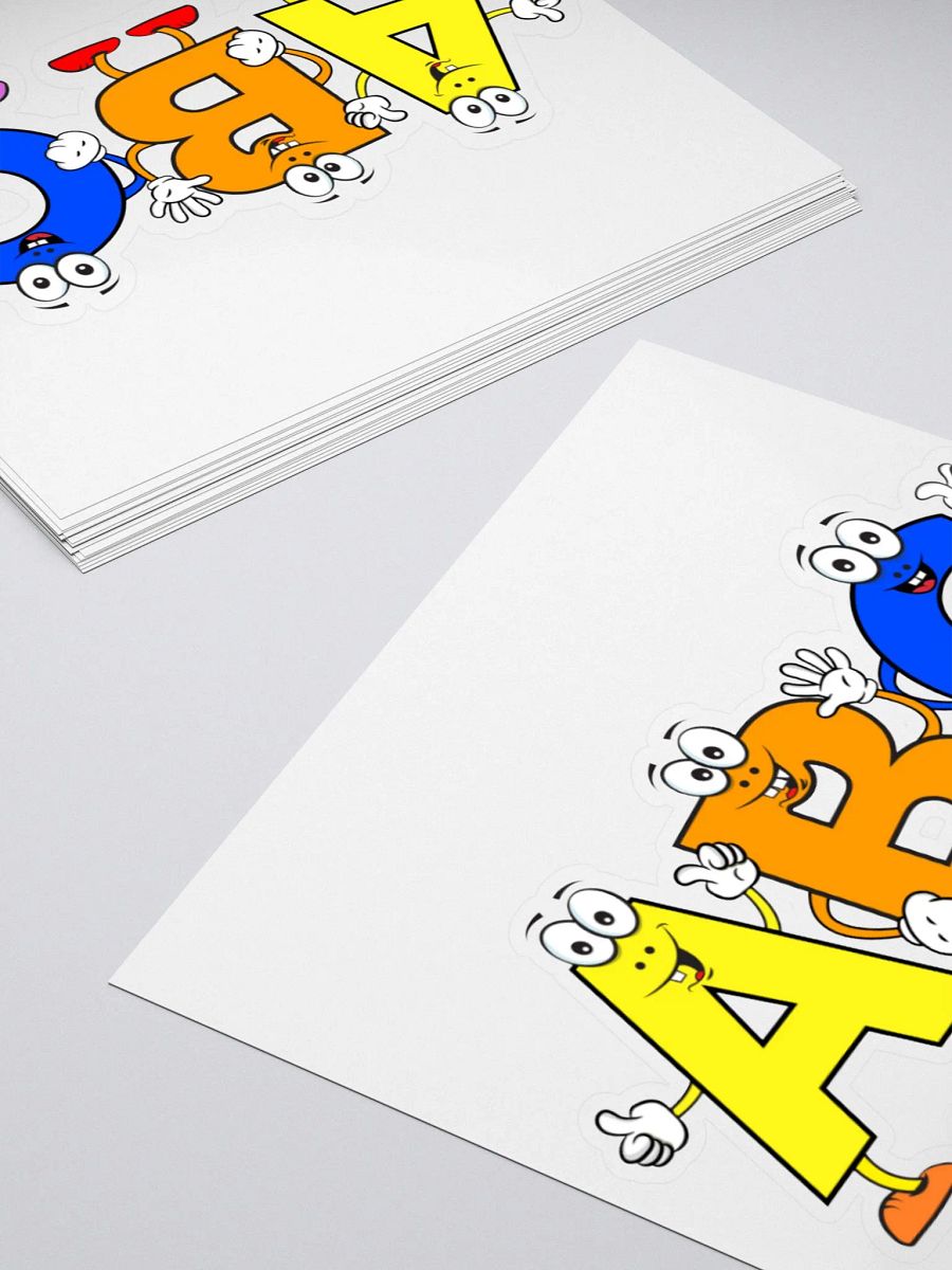 ABC Cartoon Character Sticker product image (11)