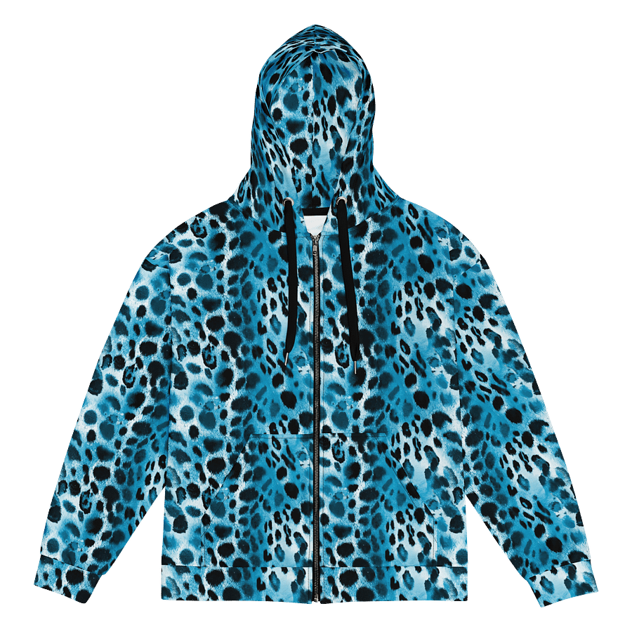 Blue Leopard Hoodie product image (1)