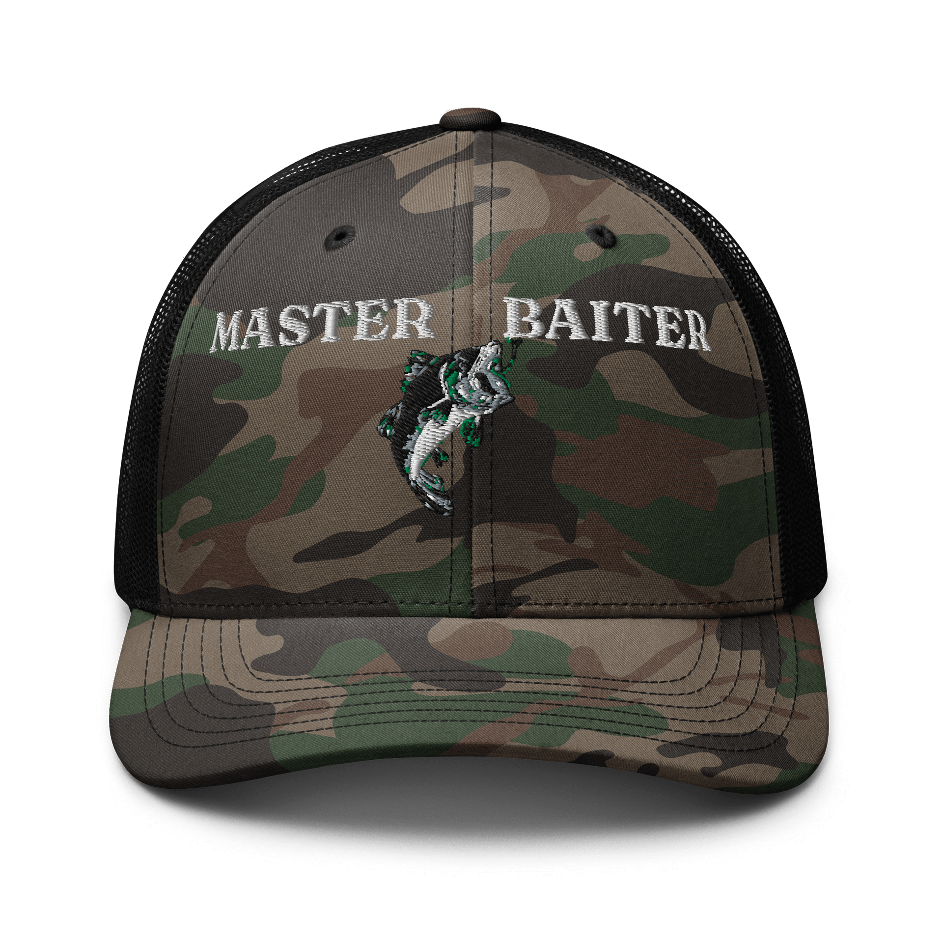 Gone Fishin’ - Camo trucker hat product image (1)