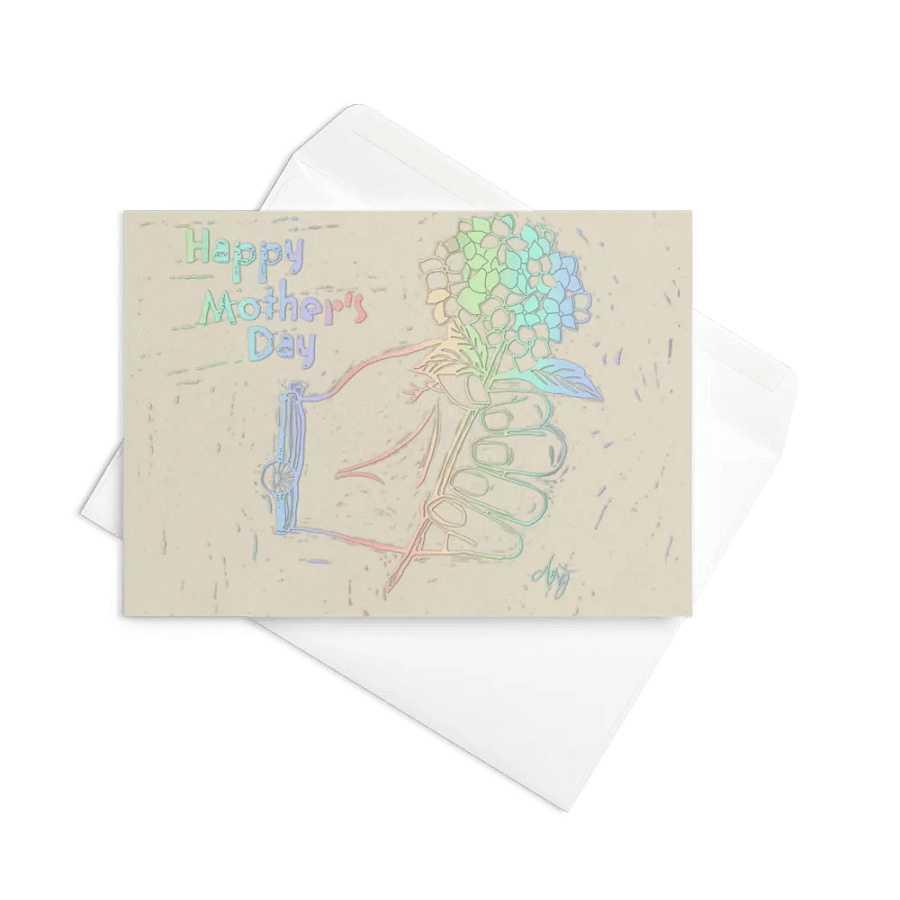 Linocut Happy Mother's Day product image (11)