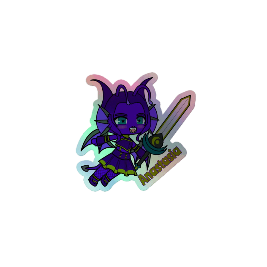 Anastasia - Dragon of Moonvale - rainbow sticker product image (1)