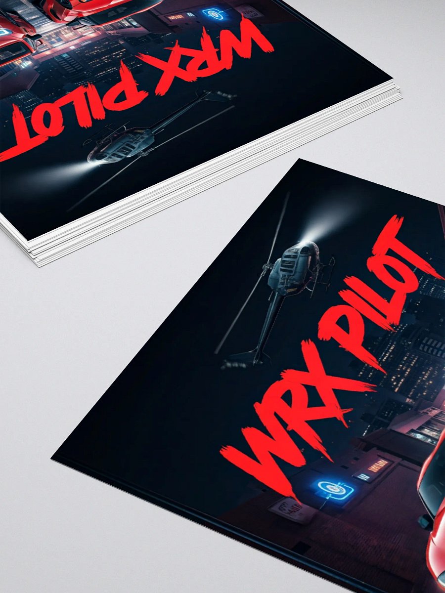 WRX.PILOT x Supra Sticker 3x3 product image (5)