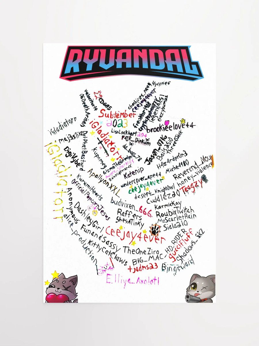 Furycious Fam Subtember Poster product image (11)