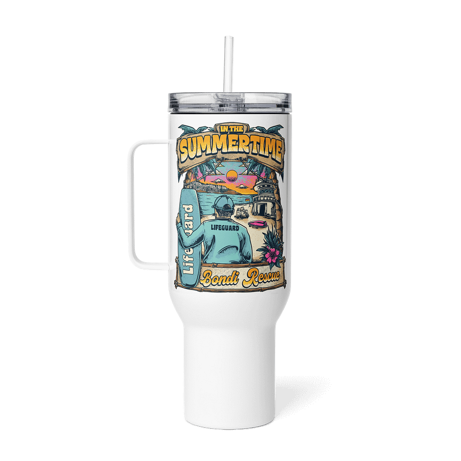 "In The Summertime" Travel Mug (40oz/1L) product image (6)