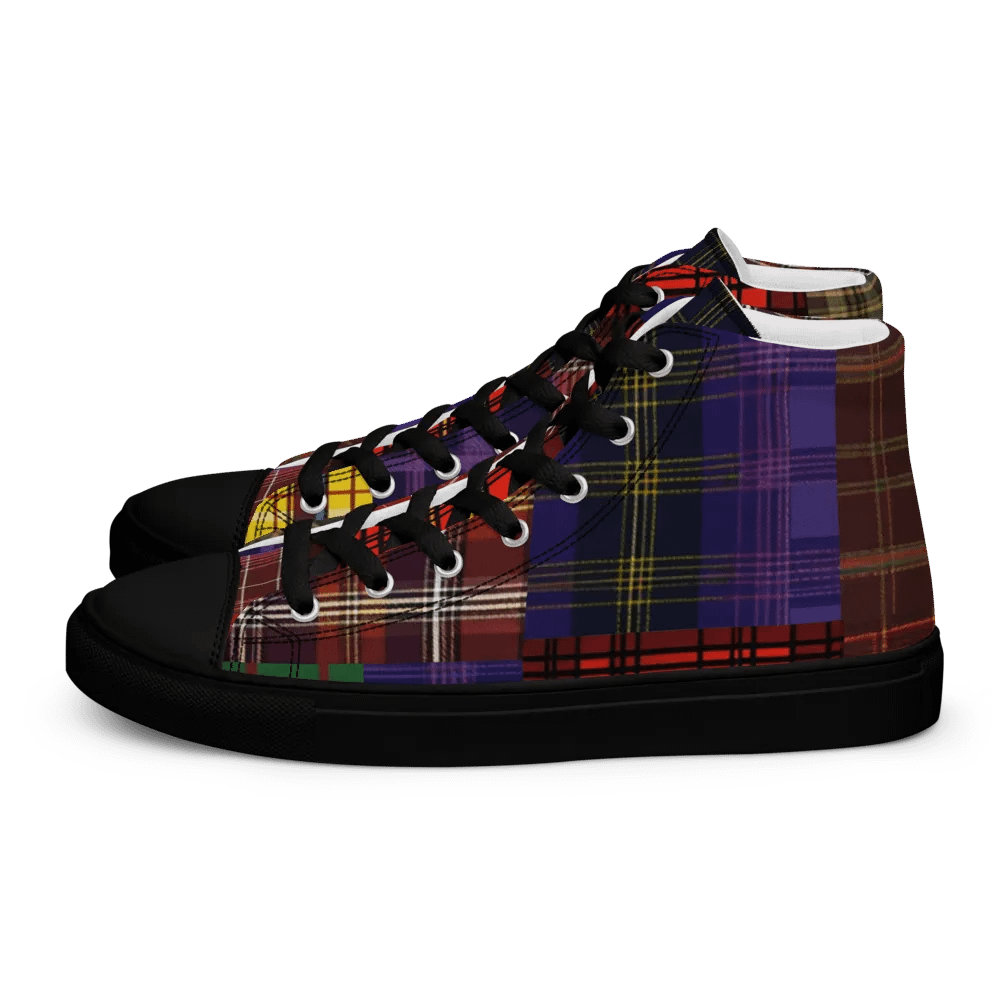 Mixed Tartan Shoes - Men's High Tops product image (7)