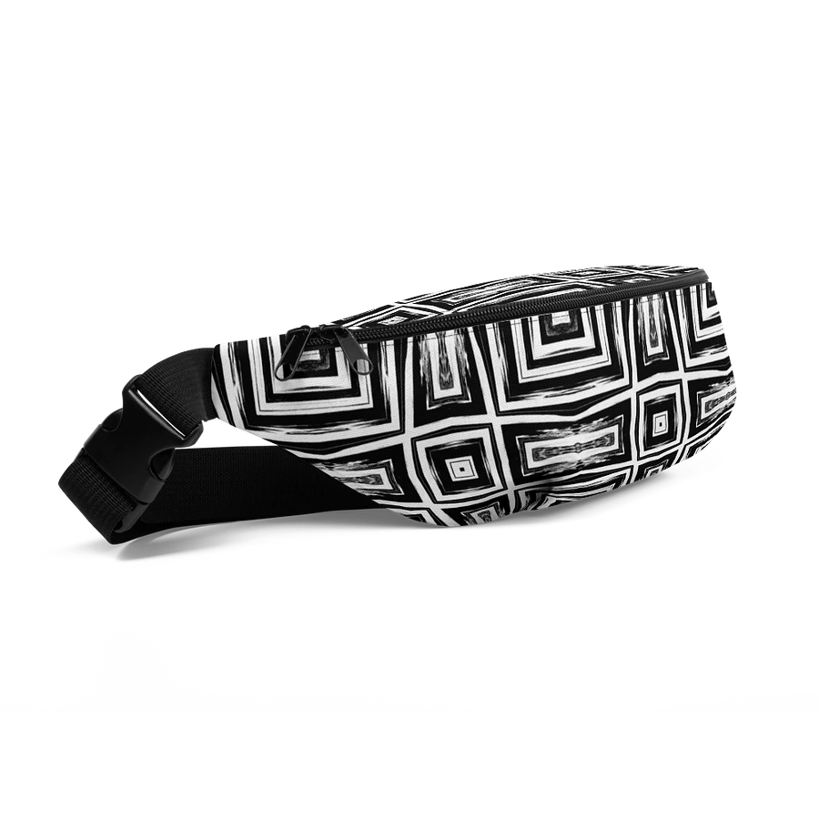Abstract Monochrome Repeating Pattern Fanny Pack product image (4)