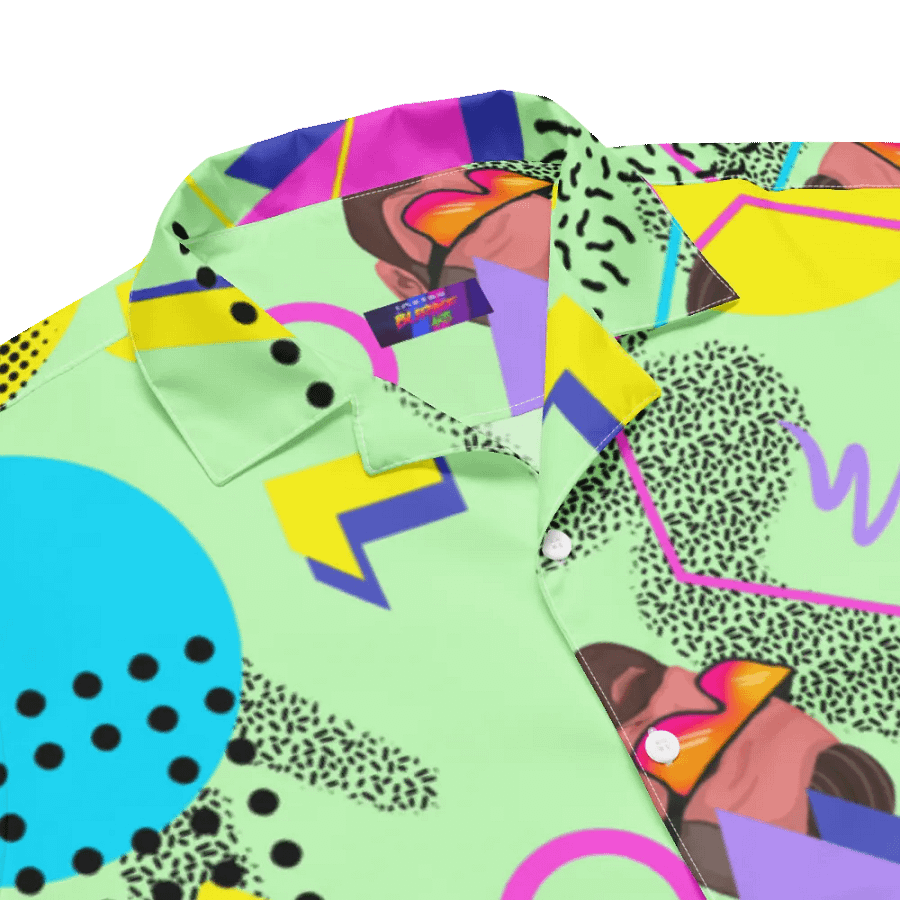 Rad Vibes Short Sleeve Hawaiian Button up product image (3)