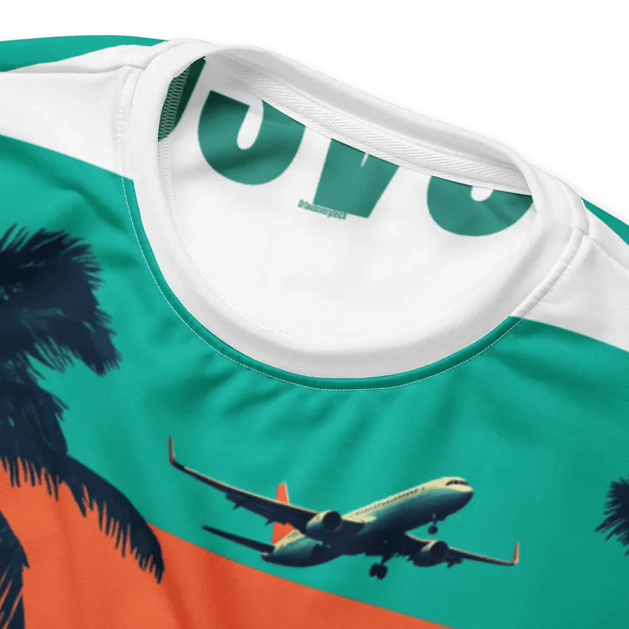 All-Over Print Recycled Unisex Sweatshirt | AI-Designed Pullover: Stylish Travel Views for Adventurers product image (7)