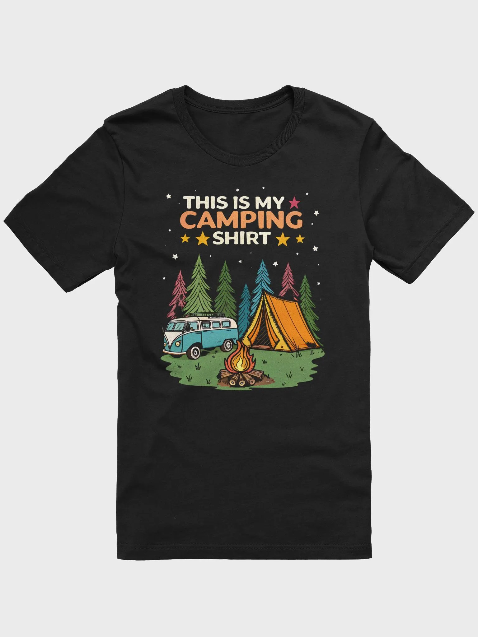 This is My Camping Shirt - Funny Camper Gift Idea T-Shirt for Campers, RV Lovers, Outdoor Adventure, Hiking & Nature Ent product image (1)