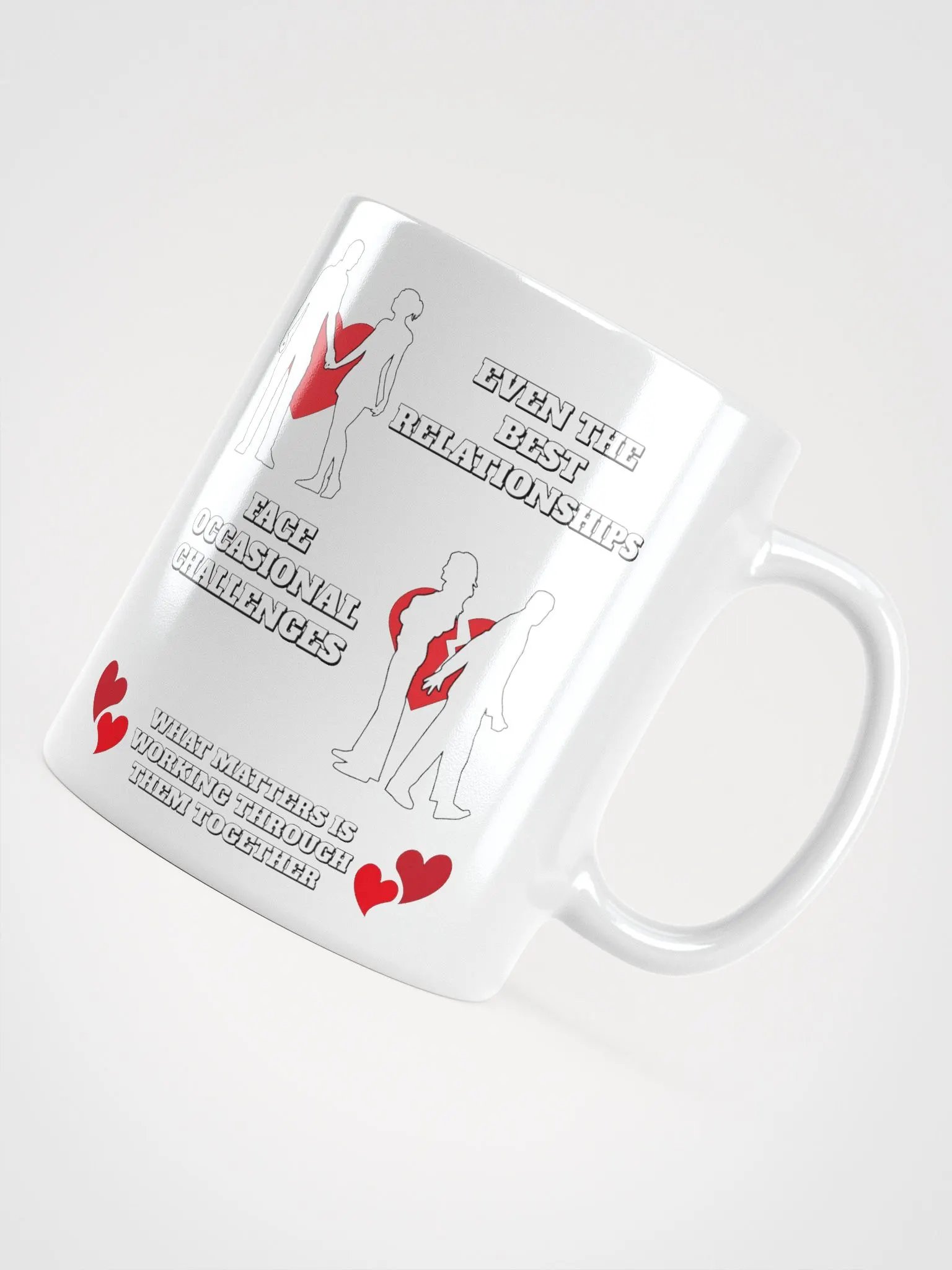 Even The Best Relationship Face Occasional Challenges - White Mug product image (11)
