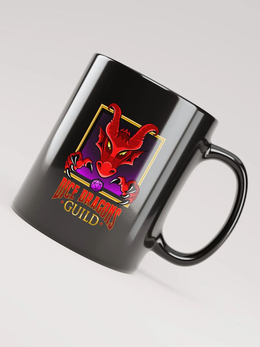 Dice Dragons Guild Black Mug product image (7)