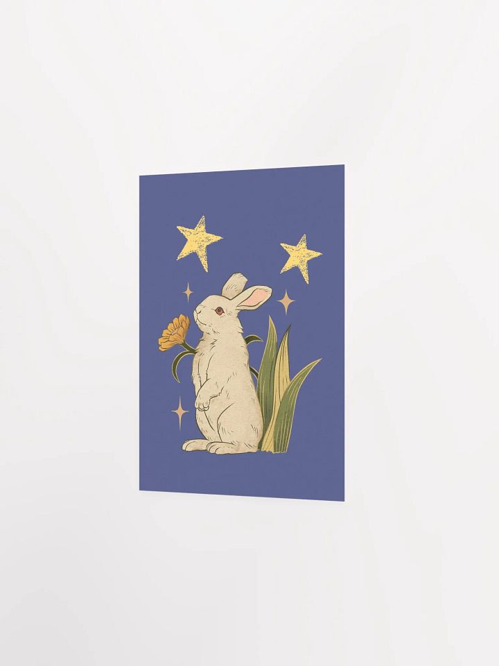 Stargazing Rabbit | Poster product image (6)