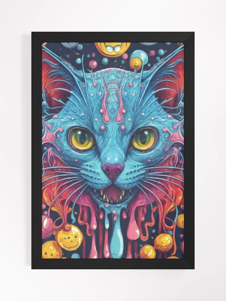 Pop Art Cat: A Purrfectly Playful Wall Poster Art product image (1)