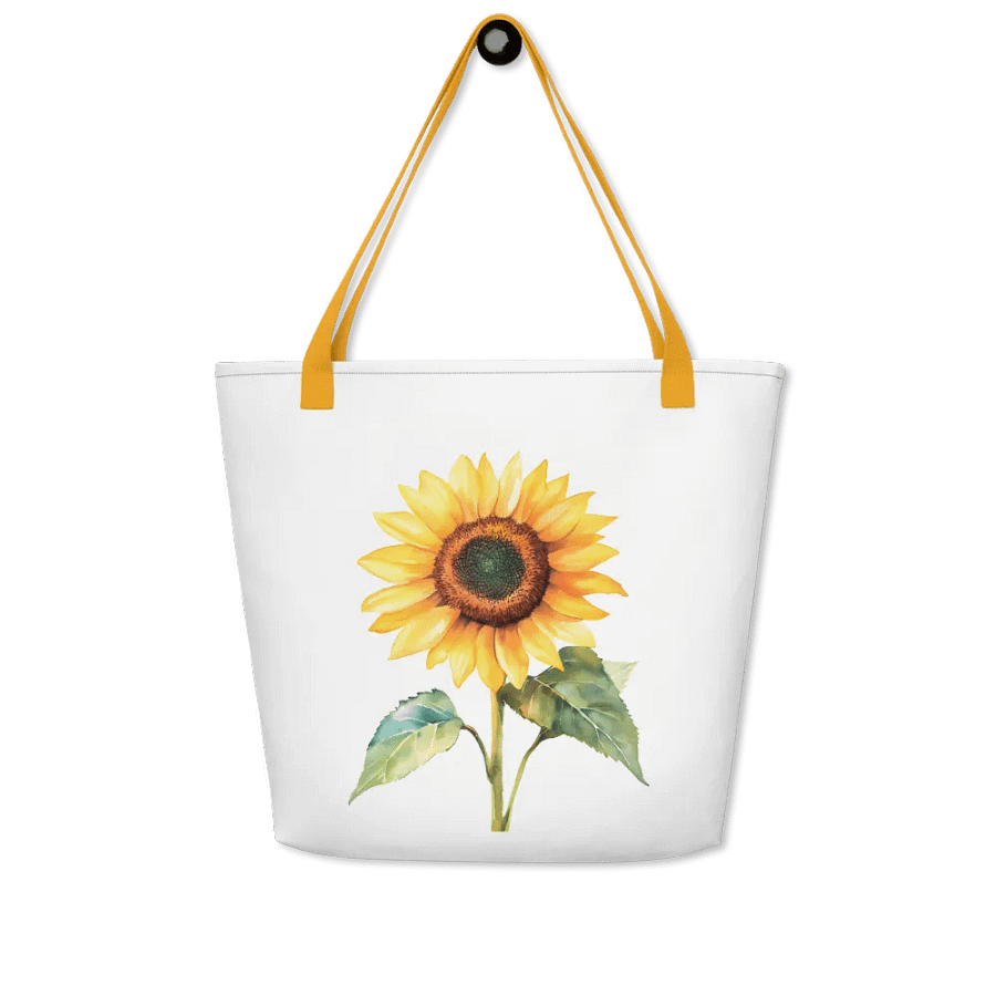Vibrant Sunflower All-Over Tote Bag product image (4)