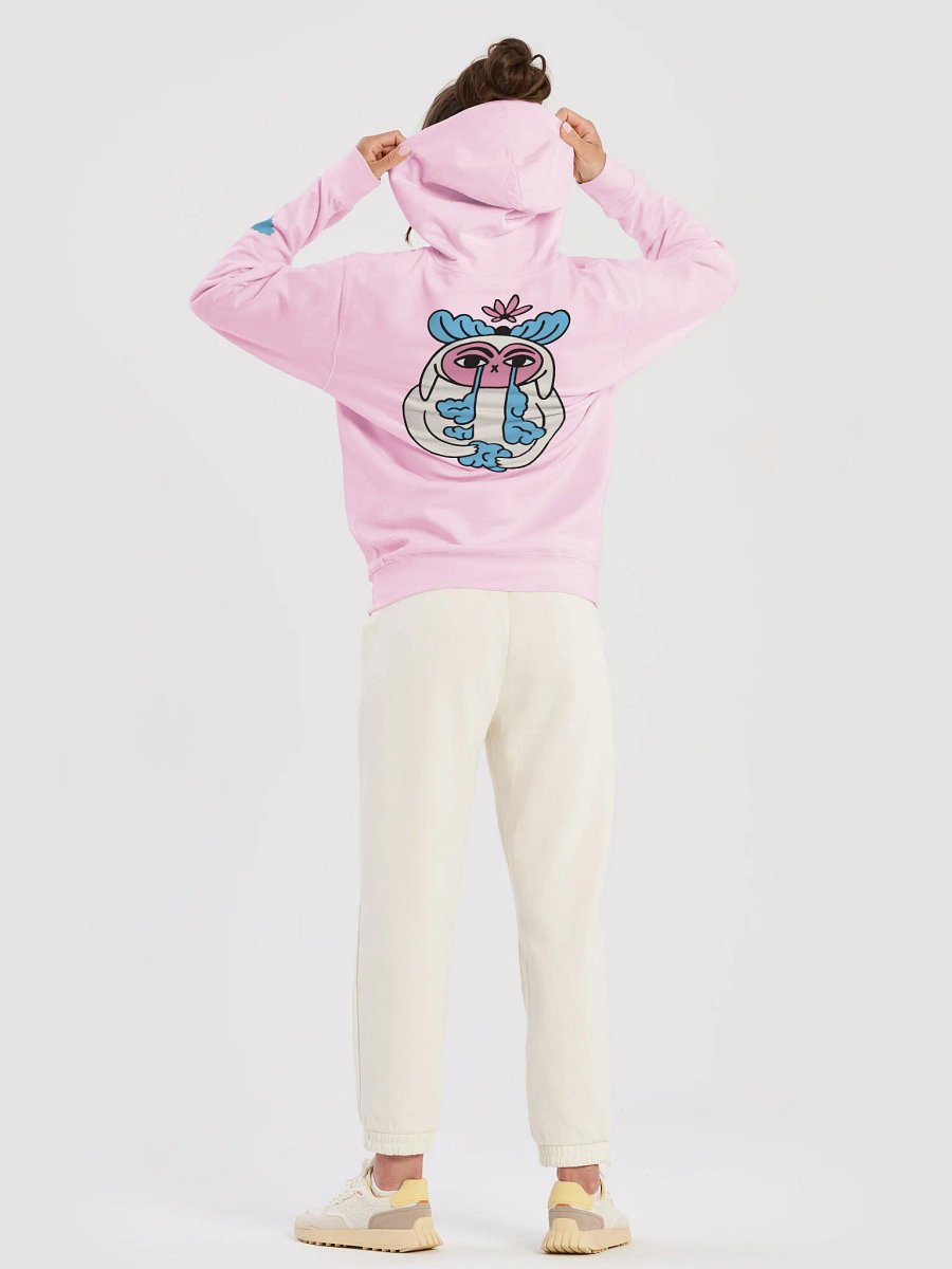WLS Hoodie with print 'Embrace the mess' product image (7)