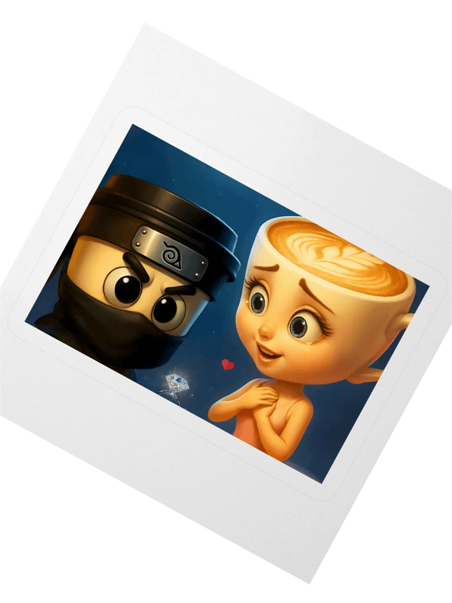 Ballerina Cappucina and Cappuccino Assassino engagement STICKER product image (2)
