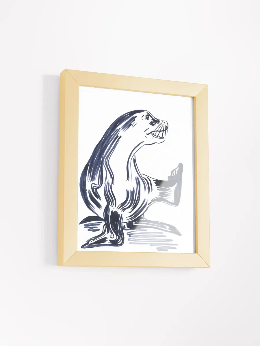 Happy Seal Framed Print product image (14)