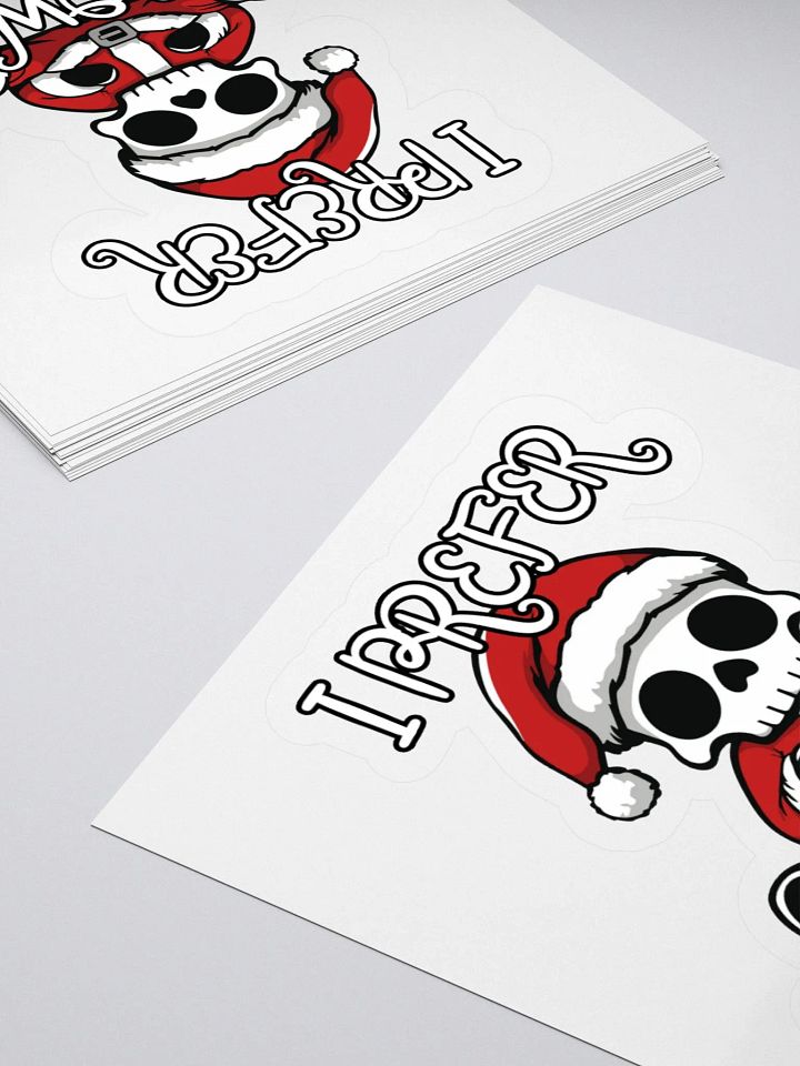 I Prefer Halloween Sticker product image (4)
