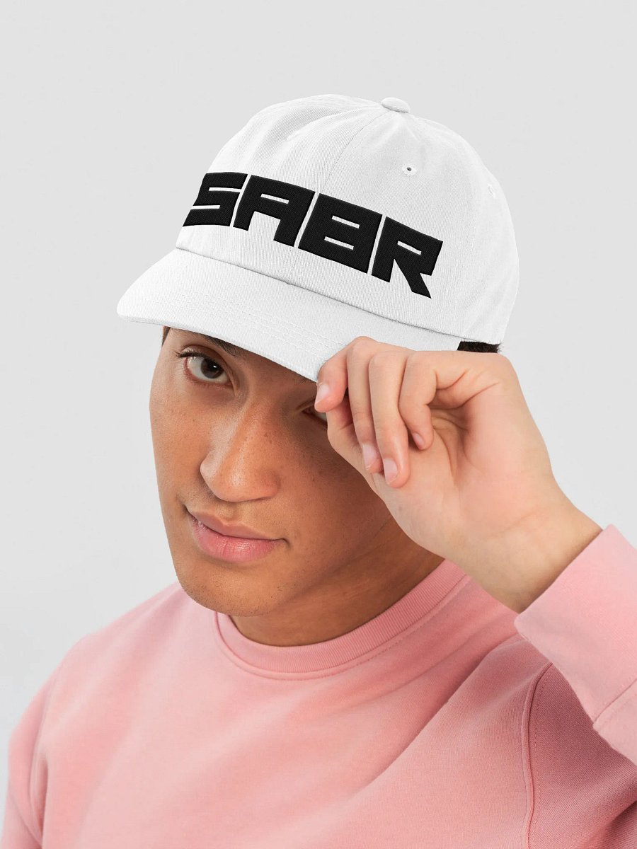 SABR Black Logo Unisex Chino Cotton Twill Baseball Hat product image (7)