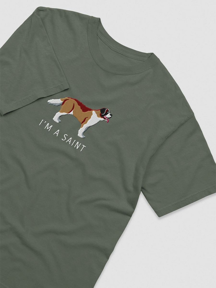 I'm a Saint T-Shirt(Embroidered) of a Saint Bernard product image (6)