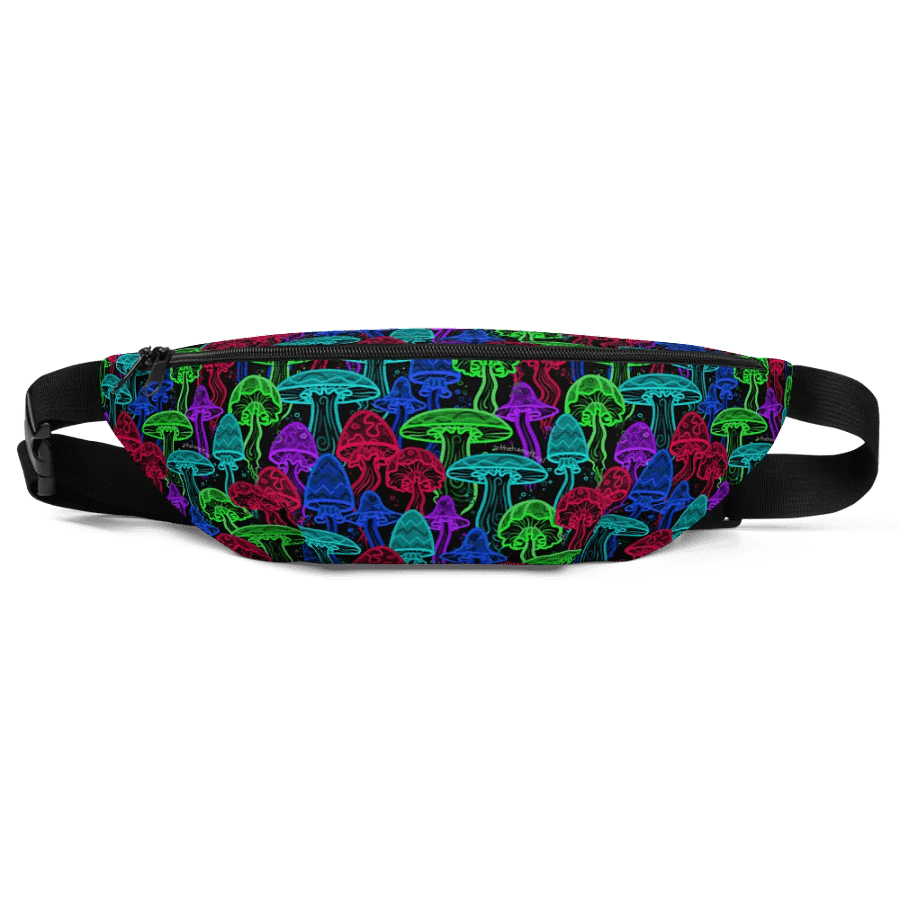 Neon Mushrooms (Variation 1) Fanny Pack product image (3)