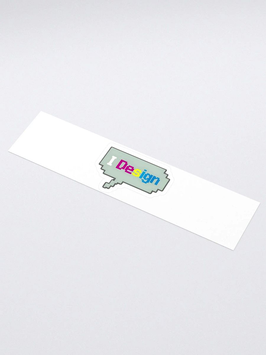 Pixelated Design Bubble Kiss Cut Stickers product image (1)