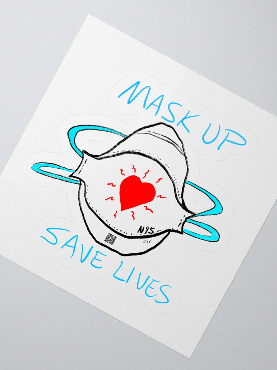 Mask Up Save Lives stickers product image (6)