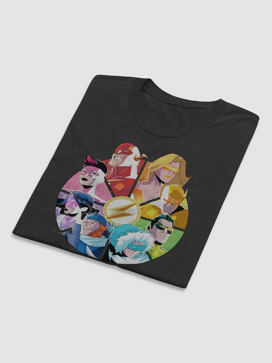 The Flash characters colorwheel T-shirt product image (5)