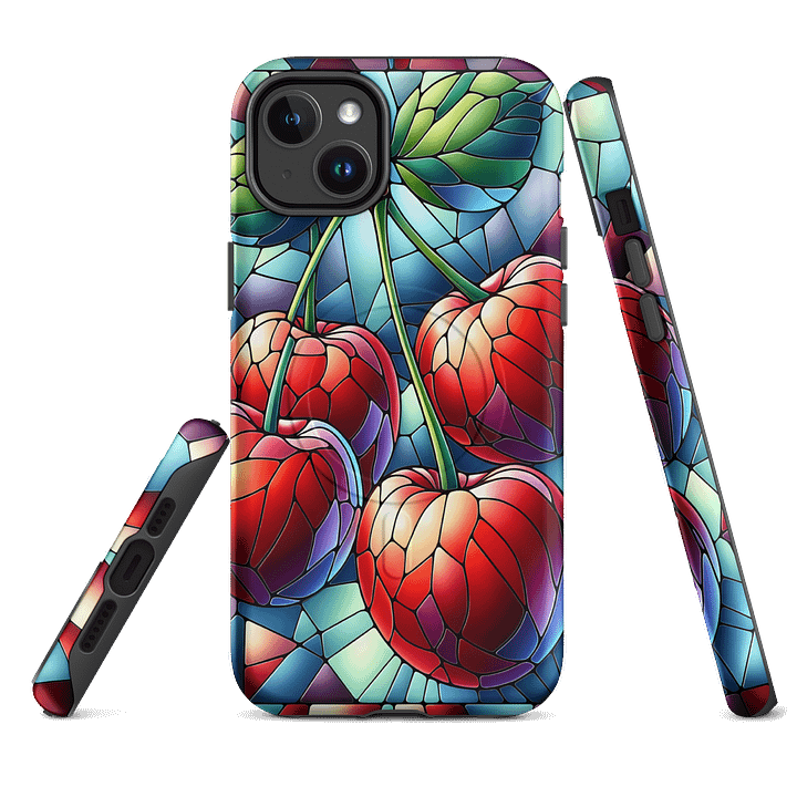 Stained Glass Cherries MagSafe® iPhone Case product image (2)