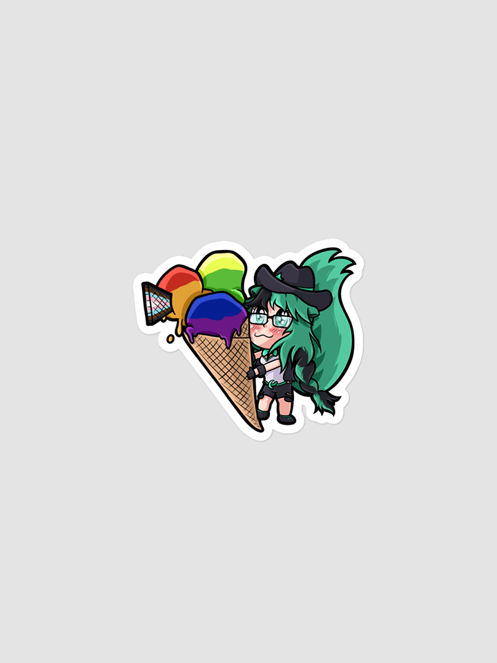 Mintzey Moon Pride LGBTQIA+ Sticker product image (1)