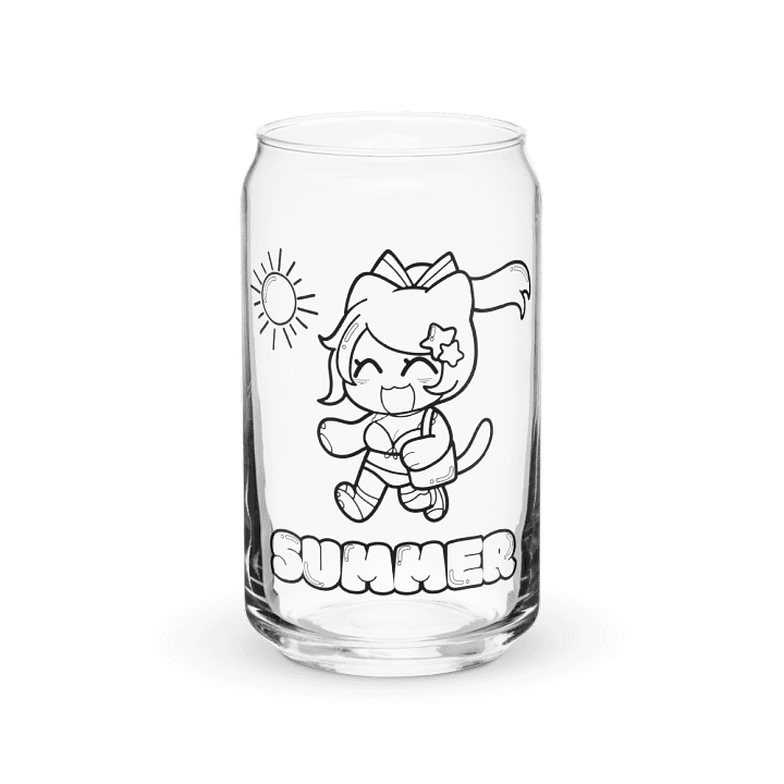 Summer Time Glass Cup product image (2)