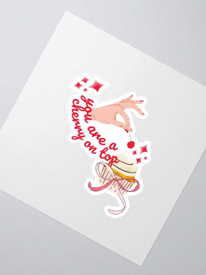 Cherry on Top Kiss-Cut Stickers product image (6)