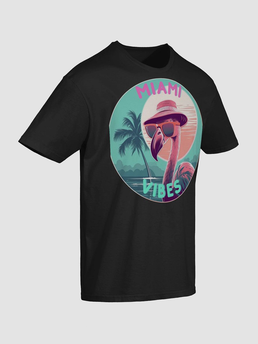 Retro Miami Vibes Flamingo T-Shirt product image (89)