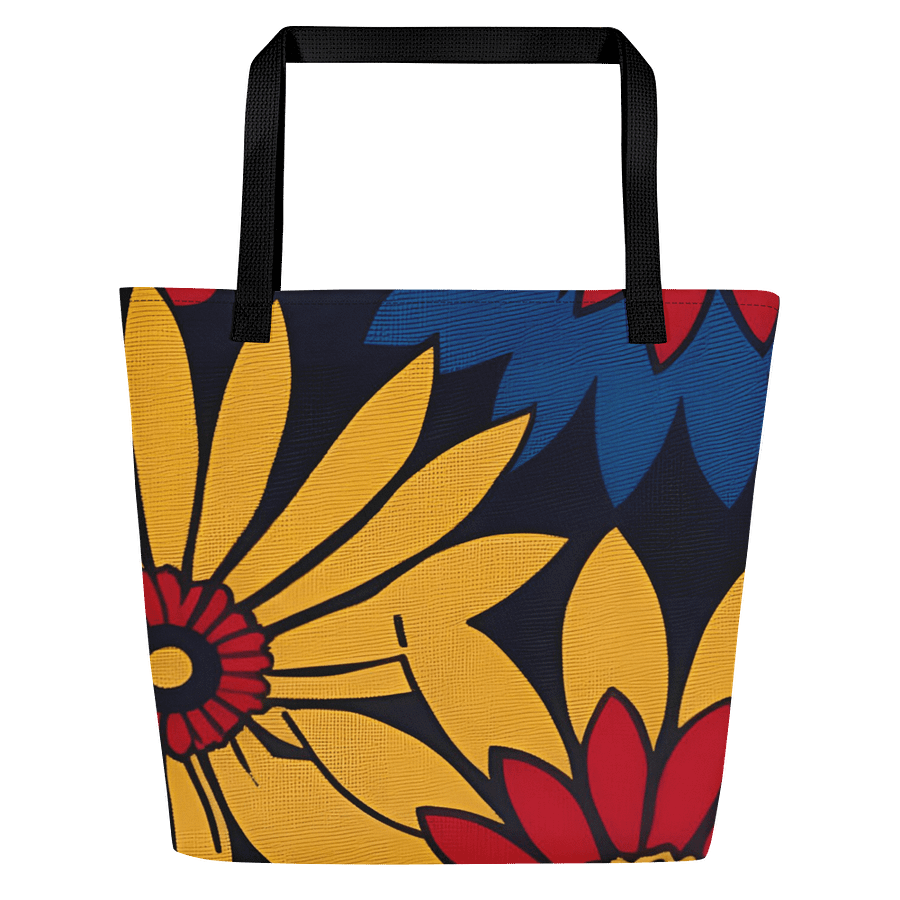Vibrant Floral Fantasy Tote Bag product image (3)