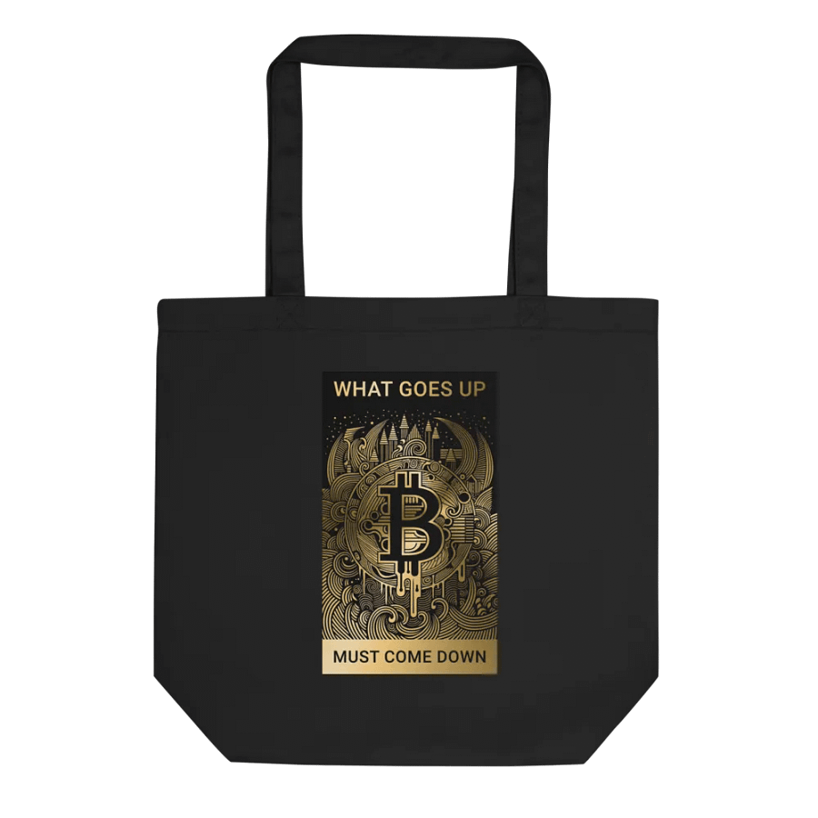 Bitcoin - What goes up must come down (gold) product image (1)