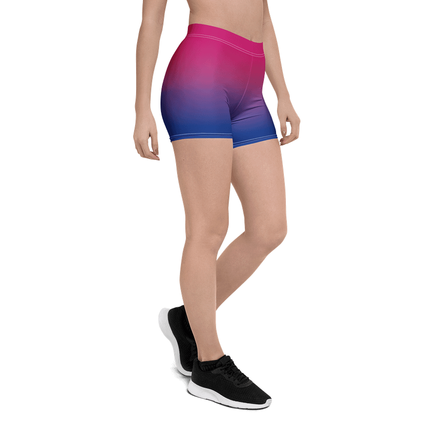 Bisexual Pride Gradient Bike Shorts product image (6)