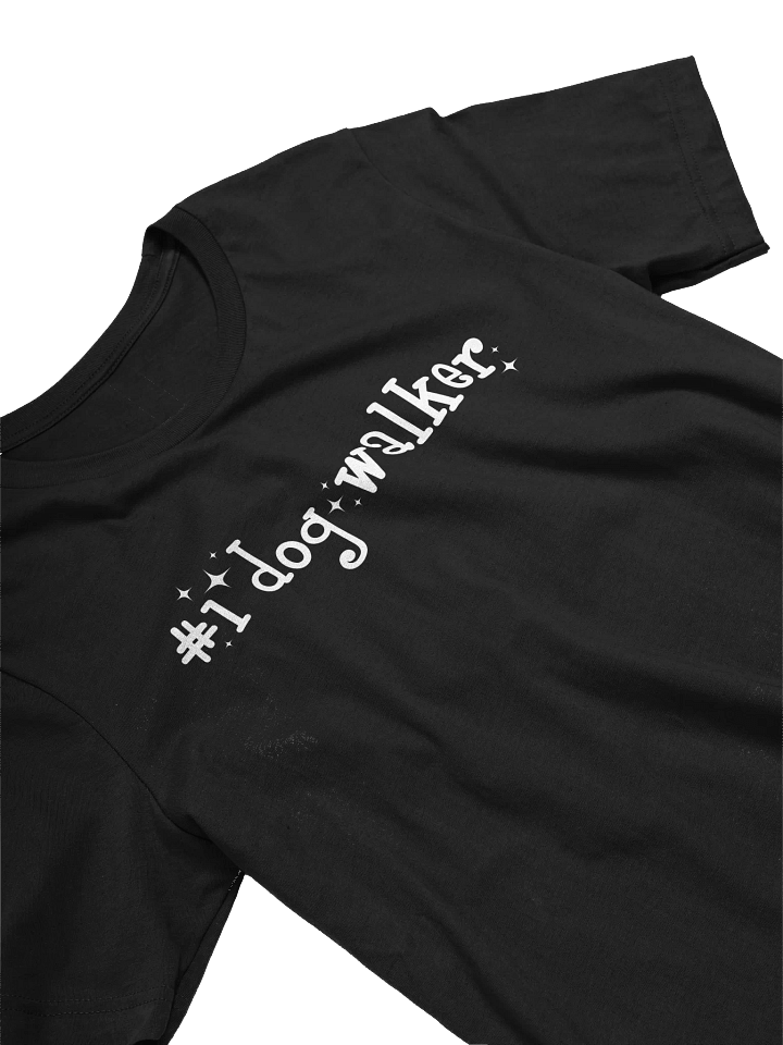 #1 Dog Walker T-Shirt Gift For Dog Walkers product image (2)