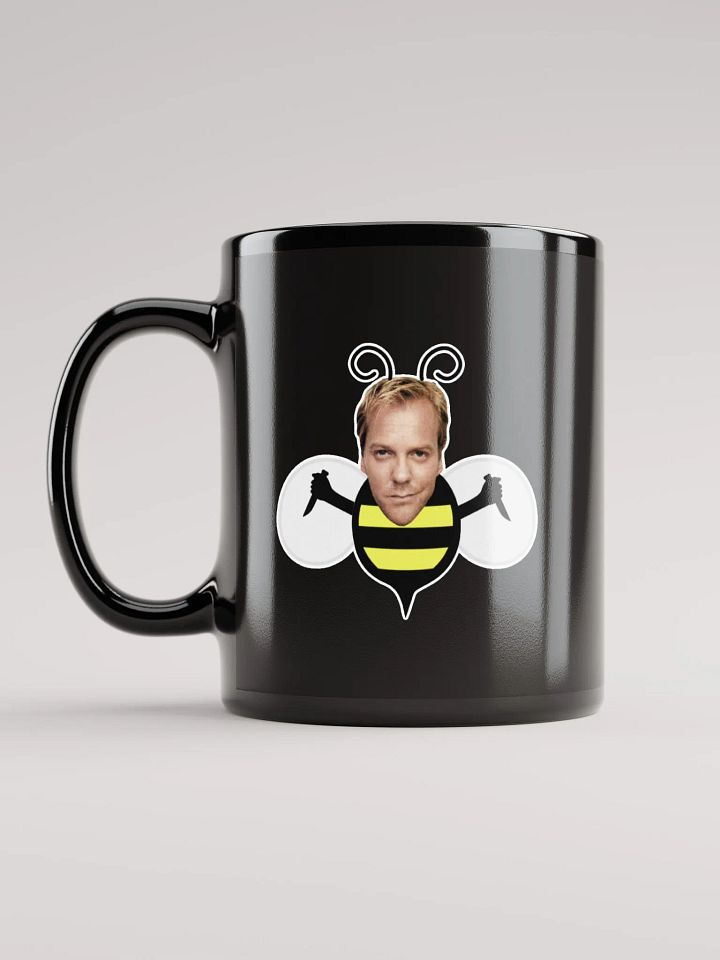 Bee Black Glossy Mug product image (1)