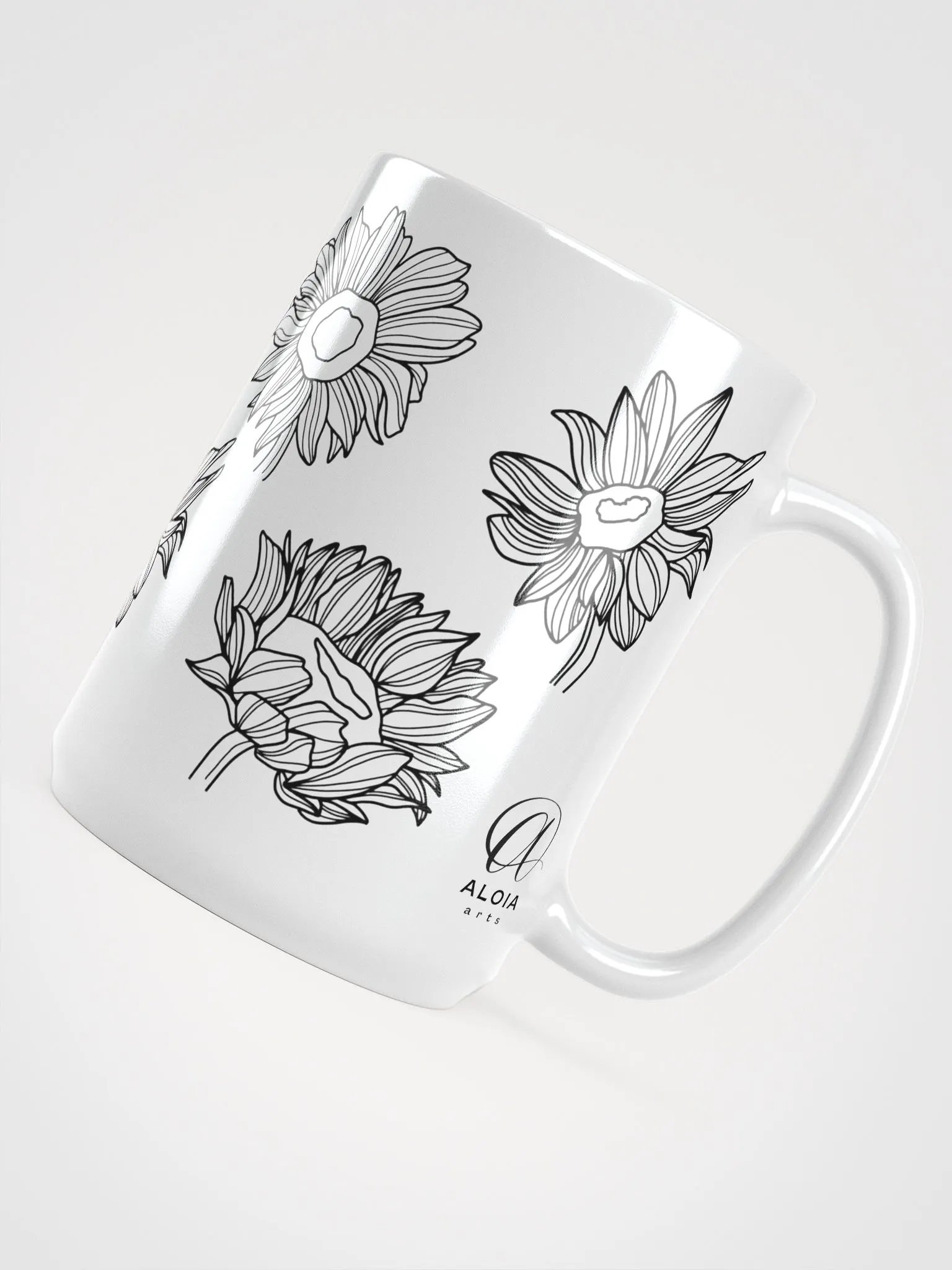 Doodle Flowers Mug product image (2)