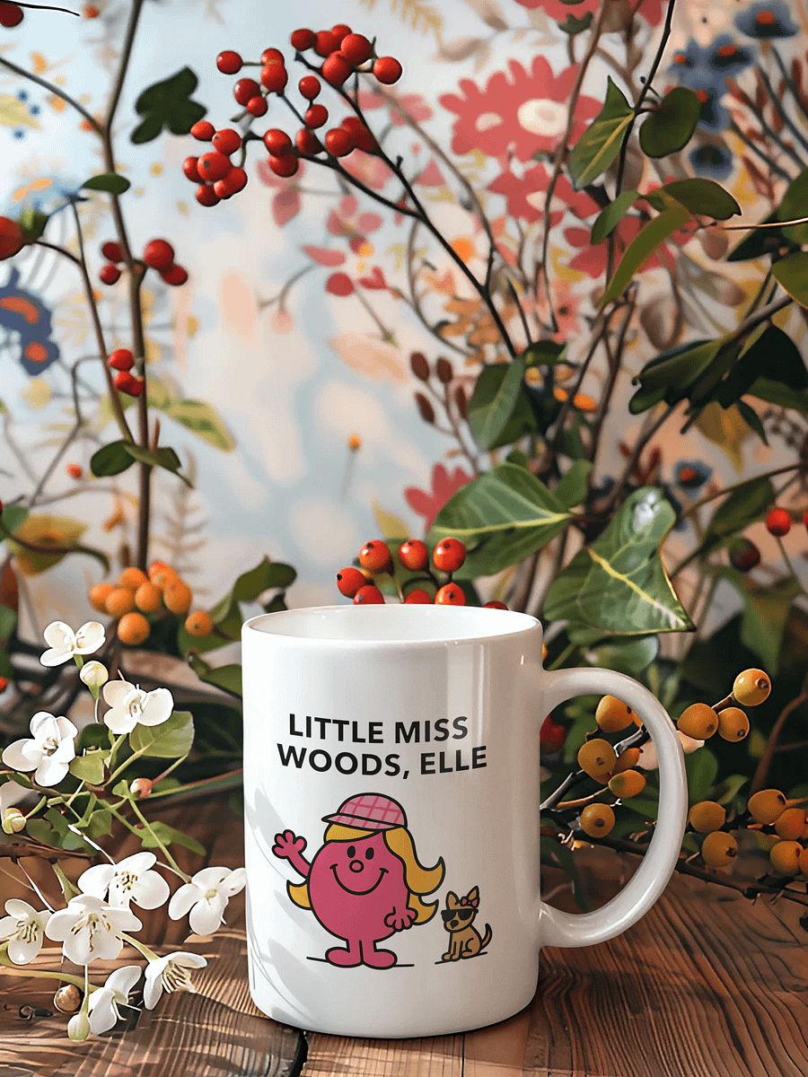 Little Miss Elle Woods Mug – White Glossy Musical Theatre Gift Mug product image (7)