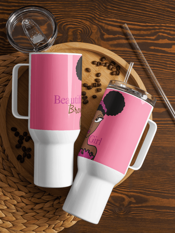 Beautiful Brown Girl Mocha Travel Mug product image (2)