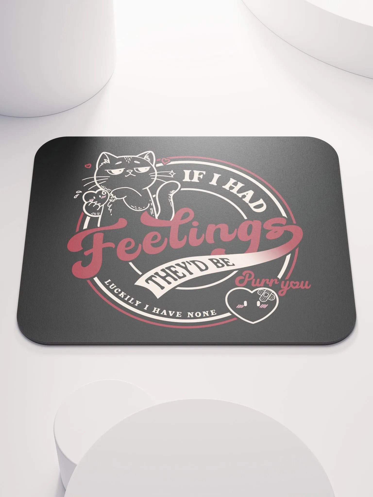 Paws Off My Heart - mouse pad product image (1)