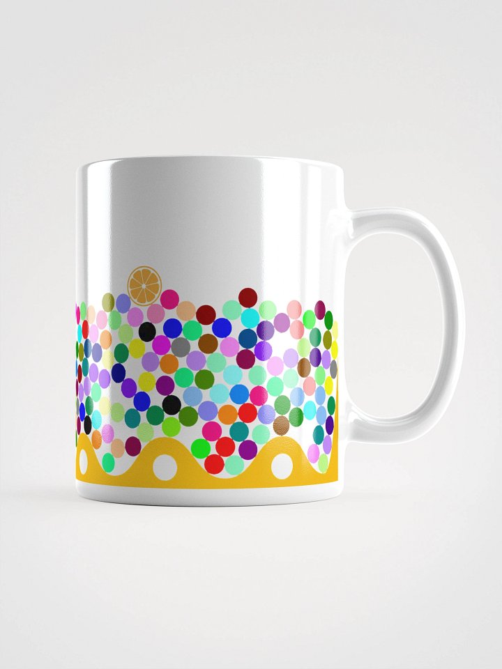 Colorful Marbles Mug (White) product image (2)