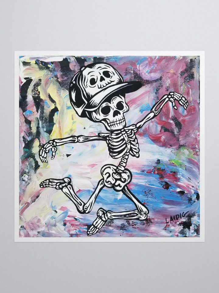 Dancing Mr. Bone Daddy Vinyl Sticker product image (6)