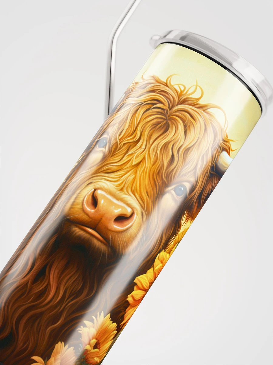 Highland Cow and Sunflowers Tumbler product image (5)
